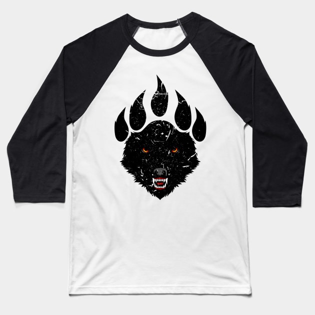wolf claw Baseball T-Shirt by spoilerinc